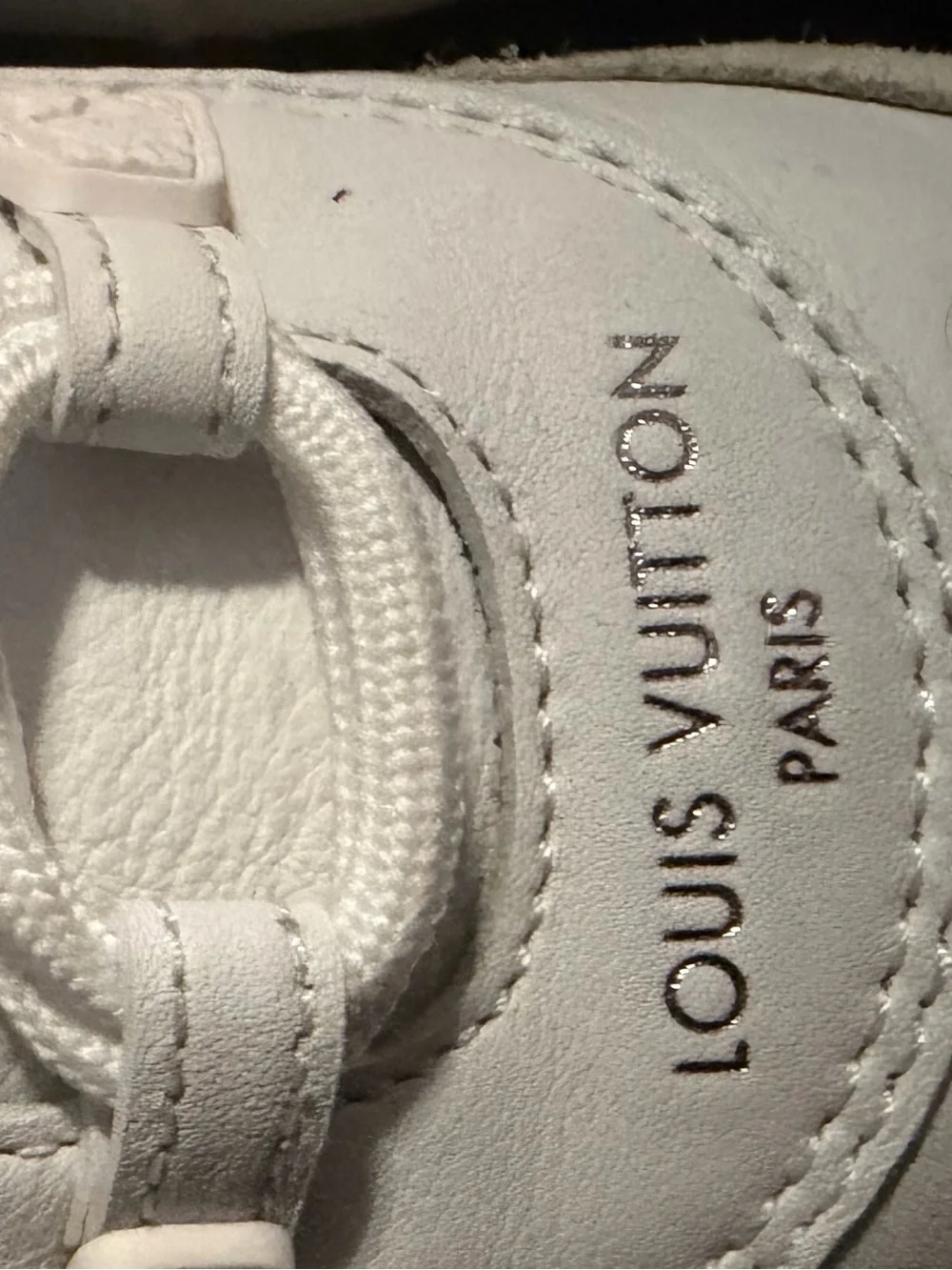Monogram Calfskin Womens LV Sneakerina White size 37